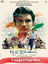 M.S. Dhoni: The Untold Story (2016) BRRip Original [Telugu + Tamil + Hindi] Full Movie Watch Online Free